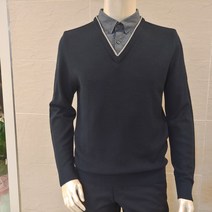 인디안 트레몰로 19년 남자 가을 레이어드셔츠 니트