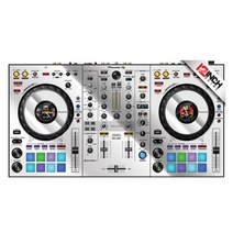 pioneer 파이오니어 DDJ-800 전용 스킨 SKINZ 미러 실버 DJ장비 디제이 디제잉, 단일 옵션