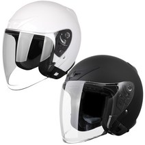 바이크마트 오토바이 바이크 오픈페이스 헬멧 그라비티 G-7 매트블랙 화이트