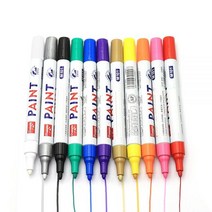 RC 자동차 타이어 색칠 페인트 마커 드로잉 펜 도구 크롤 러 Traxxas TRX4 G500 축 SCX10, White 1pcs