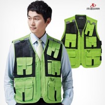 KSK 778 사계절 특수조끼 경호 경비 퀵 서비스 배달 안전, KSK 777(검정)／L(95)