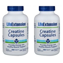라이프익스텐션 크레아틴 캡슐 120캡 2개 Aa11893 Global Brand 해외 현지 배송