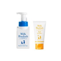 밀크바오밥 베이비 키즈 페이셜폼 300ml+선크림 80ml, [0002]베이비 키즈 페이셜폼 300ml+선크림 80