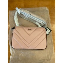 DKNY DONNA KARAN VIVIAN 핸드백 더블 지퍼 크로스 새상품 택있음 토트백 숄더백