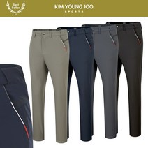 [여름용] 김영주스포츠 남성 일자핏 골프 팬츠 MP8083
