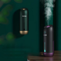 미니 아로마 방향제 자동 디퓨저 룸스프레이 USB 충전식 실내방향제 분사기, D3.0로즈+향수+걸쇠+USB, 스위트 오렌지