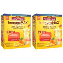 네이처 메이드 이뮨맥스 피지드링크 비타민C 60포 2팩 Nature Made ImmuneMAX Fizzy Drink Vitamin C