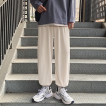 라플 플리츠 조거팬츠