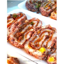 팥 시루떡 40개 호박팥시루 떡 주문 완두시루떡 낱개 개별포장 꿀팥샌드 맛있는 떡집 우리방아, 꿀호박팥샌드(40개)