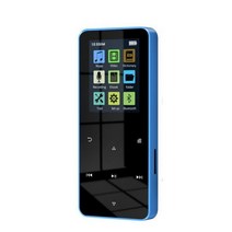 MP4플레이어 휴대용 오디오 Hifi Mr Mp 3 4 음악 Mp4 및 Mp3 플레이어 블루투스 스크린 헤드폰 라디오 FM Txt 비디오 Flac Lecteur, Blue_16GB