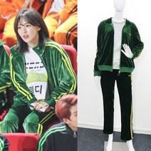 널디 트레이닝복 세트 NERDY 츄리닝 셋업 스우파 벨벳 1-112950