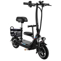 2인용 3인용 좌식 전동 킥보드 스쿠터 접이식 48V, 상세 페이지 참고, 3인/배터리 22A/80km 48V-검흰핑