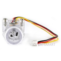 G1/2 플라스틱 물 유량 센서 미터 Arduino 용 XH-3P 커넥터와 물/유량 측정기