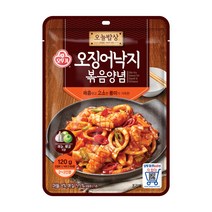 (실온)[오뚜기]오늘밥상 오징어낙지볶음양념 120g, 4개