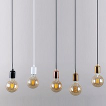 비엔나 P/D 팬던트조명 줄조명 블랙전선 식탁등 주방등 인테리어 카페조명 레일조명, 일반후렌치형, 2M, 로즈골드