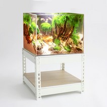 축양장 어항 받침대 철재 선반, 300x300, 600x2단, 화이트