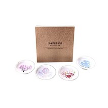 마루모타카기 도자기 냉감 일본 사계절 평배 세트 오초코 술잔 일본주 냉주 벚꽃 불꽃 단풍 눈 봄 여름 가을 겨울 선물 온도로 변화 이상한 마술 건배 축하 어머니의 날