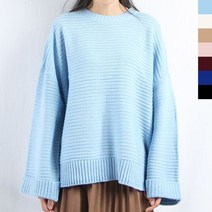 S/N_: 와이드 니트티 몸매커버 루즈핏 비비드 컬러 7컬러 : 4844DC_FBG