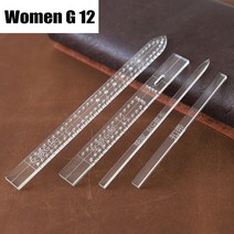가죽공방 가죽공예도안 가죽공방 서류가방 가죽필통만들기 가죽프레스기 도안 DIY 가죽 지갑 크래프트 종이 패턴 여성공예 도구 투명 아크릴 시계 스트랩 템플릿 홈 diy 45, 여자-g12-1set