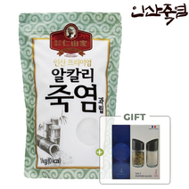 [소금용기 사은품 증정] 인산가 4회 알칼리죽염 미세과립 1kg 죽염본가 인산죽염