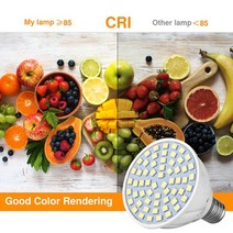 레트로 감성 샹들리에 크리스탈 전용 LED 전구 5W 7W GU10 LED E27 램프 E14 스포트가벼운 전구 48 60 80le, 02 white light, 14 MR16 60leds 7W 2PCS