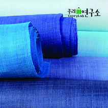 [쿠리연구소] 파랑 모음6종 모시원단 15cm 블루 모시조각보 규방공예 삼베 한복 자투리원단, BL2_연하늘색