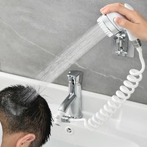 가압 샤워기 헤드 브러쉬 두피 마사지 자극 여성 탈모, 한개옵션0