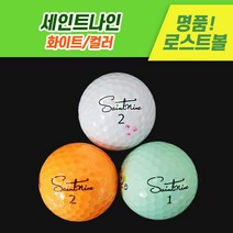 로스트천하 중고골프공 세인트나인 화이트/색상혼합 로스트볼 10알 20알, 화이트컬러혼합, A+급 10알