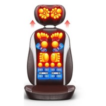 안마의자 가성비 자궁 경부 척추 마사지 220V 자궁 경부 척추 뒤로 다기능 허리 어깨 전신 가정용 의자 쿠션 쿠션, A