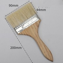 셀프 페인트칠 인테리어 도구 페인트 키트 브러시 인치 나무 손잡이 바베큐 브러시 벽 및, 나무 4인치
