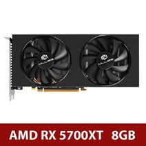 Mllse 100 새로운 amd rx5700xt 8g 게임용 그래픽 카드 8gb 256bit gddr6 pci express 4.0 x 16 gpu radeon rx5700xt p
