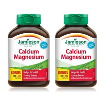 Jamieson Calcium Magnesium 자미에슨 칼슘 마그네슘 200정 2개