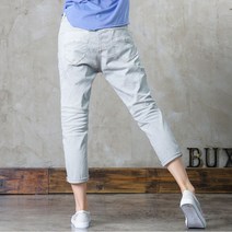 벅시루 노바디진 방패포켓 뒷사선 그레이 스판배기 082 40대미시옷