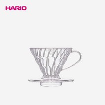 로프트샵 하리오 V60 플라스틱 드리퍼 01-투명 (VD-01T), 단품, 투명