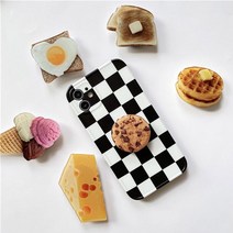 Linkvu 브런치 프린팅 아크릴 폰톡 스마트톡 그립톡, 1, 브런치폰톡_스콘