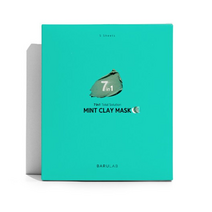 바루랩 7in1 토탈 솔루션 민트 클레이 마스크, 3개, 5개입