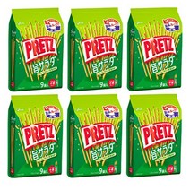 글리코 프리츠 오리지널 프릿츠 박스 사라다맛 봉지 6개 일본과자, 22년 8월 신발매 상품개