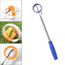 Portable Telescopic Golf Ball Retriever for Men Locking Stainless Steel, 04 파란