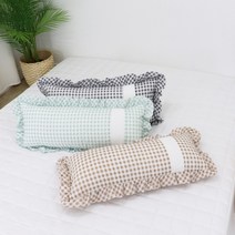 인견 시어서커 여름바디필로우 등쿠션 롱쿠션 대형쿠션(+솜), 베이지, 미니쿠션