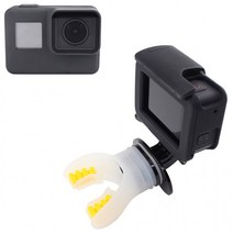 GOPRO HERO 9 마우스 마운트 써핑 바이트 입 피스 고프로9 고프로8 고프로7 GOPRO9 블랙 호환 악세서리, 상세페이지 참조