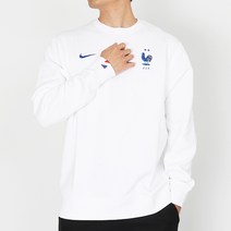 나이키 기모 맨투맨 티셔츠 France Club 플리스 크루 화이트