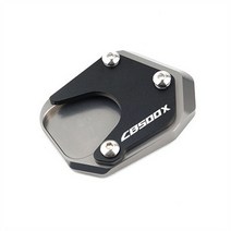 오토바이 부품 혼다 용 CBR500R CB 2013-2022 오토바이 CNC 킥 스탠드 풋 사이드 확장 패드 서포트 플레이, 05 CB500X Grey