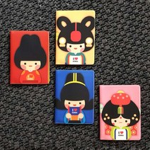 캐릭터 여권 케이스 신혼 부부 결혼 축하 선물 전통