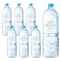 농심 백산수, 2L, 6개