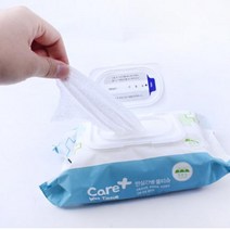 안심 간병 물티슈 캡형 도톰한 대용량 두꺼운 엠보싱 물휴지, 45매070