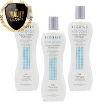 바이오실크포펫 실크 테라피 티어리스 애견 강아지 샴푸 355ml - 펫 고양이 반려견 셀프 목욕, ３개　(개당 28,300원 - 코드793p)