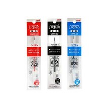 LGT888130(유니) 유니볼 시그노 노크식 리필심 UMR-82, 블랙