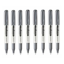 모나미 굵은글씨용 네임펜 MEDIUM, 은색, 8개입