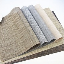 라온텐 테이블 식탁 매트 4P, 45x30cm, beige