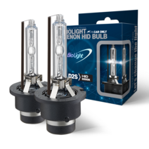차량용 HID 헤드램프 D2S 6000K (1 Set), 2개입, 백색 빛